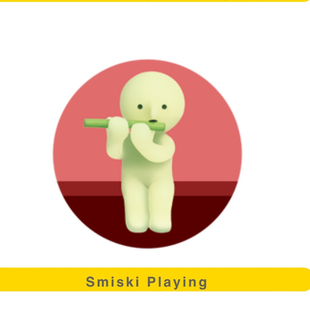 NWOT Smiski playing